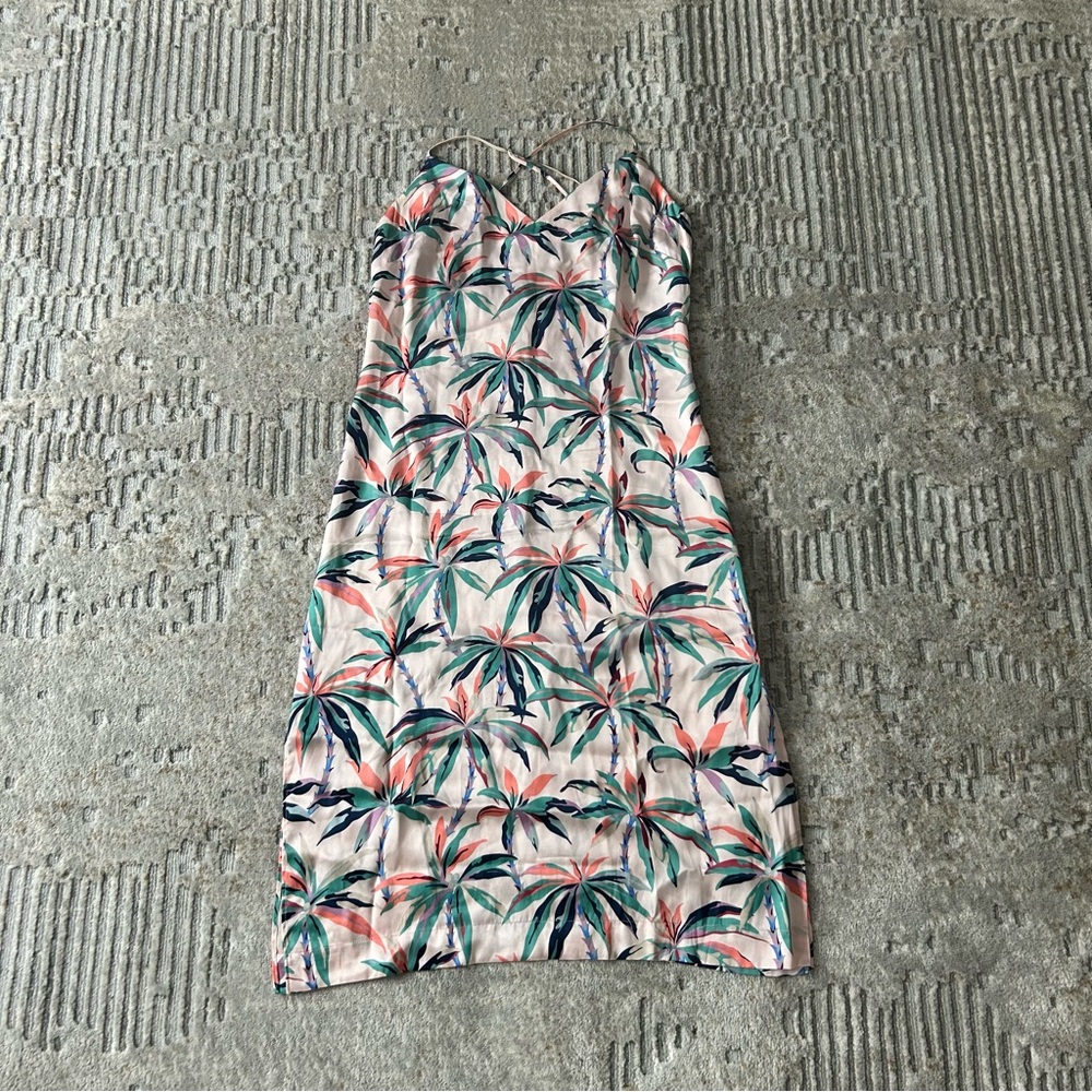 Liberty London - Tropical Print Dress Slip 100% silk size large